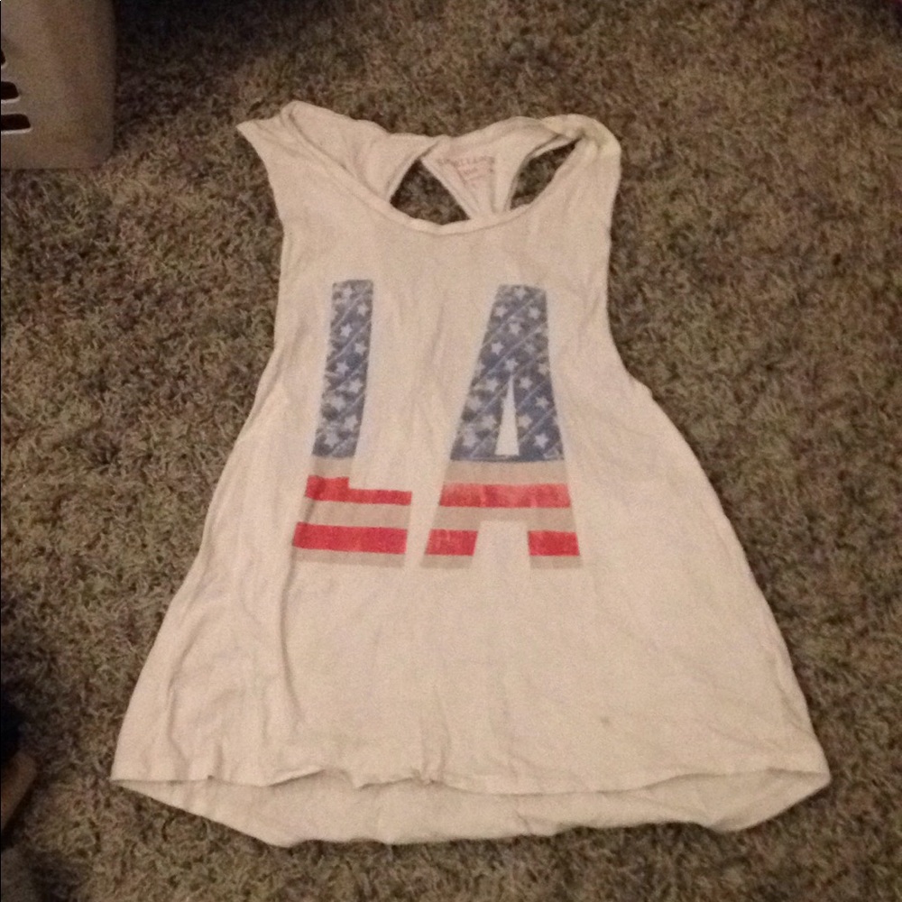 White tank top